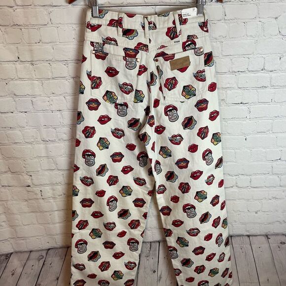 WRANGLER READ MY LIPS JEANS BARREL 652 HIGH RISE BARREL - HTF RARE SIZE 27 - Picture 8 of 14